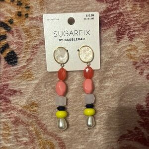 NWT Multicolor Drop Earrings